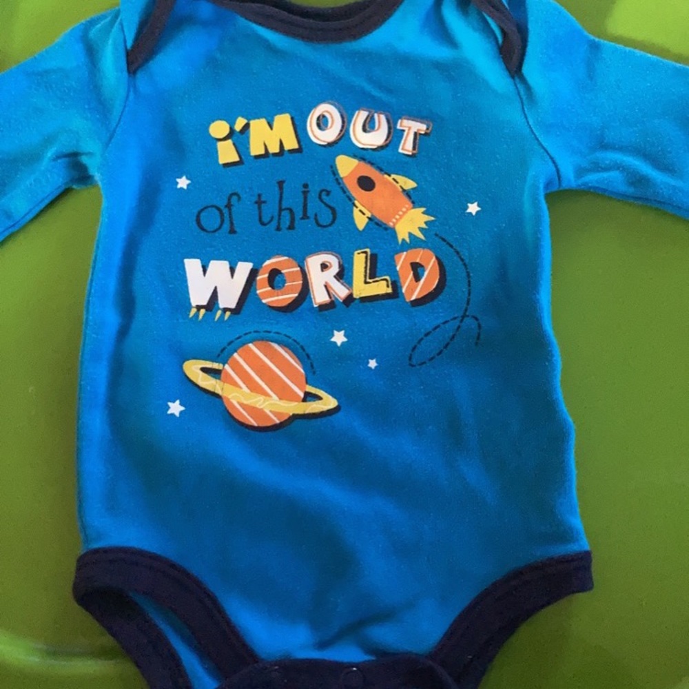 “I’m out of this world” Boys onesie